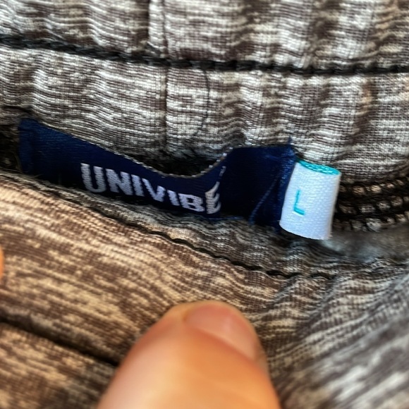 Univibe, size L, heather gray sweatpant joggers with reinforced knee - Picture 7 of 7